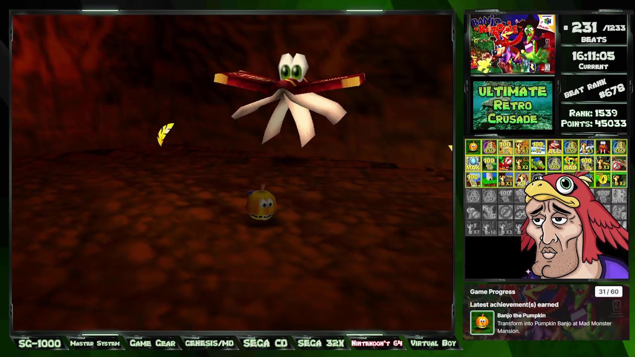 Banjo-Kazooie 🕹️Nintendon't 64 (2 of 3)🕹️ ULTIMATE Retro Crusade (S02)🕹️ RetroAchievements - 