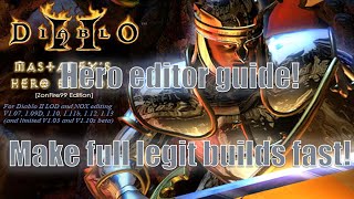 Diablo 2: Hero Editor guide - Make full legit offline characters.