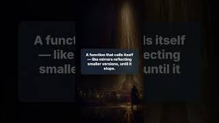 Recursion Mirrors 💡 Learn to code with 300+ cinematic lessons → codesamur.ai #coding #learntoc