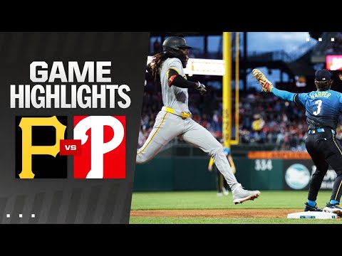 Pirates vs. Phillies Game Highlights (4/12/24) 