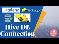 How To Create Hive Connection In Talend How To Create Jdbc Connection For Hive 2020 | Hadoop Hive