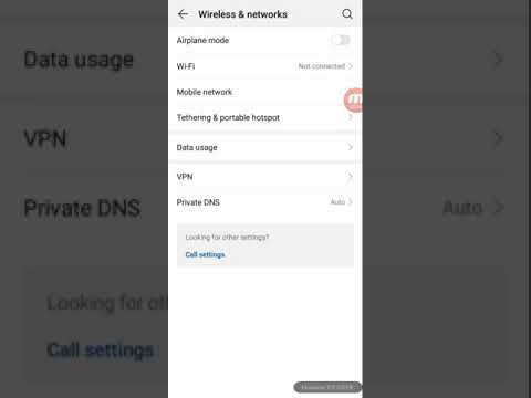 How to enable wifi calling using huawei y5 2019