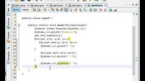 asteriscos en netbeans (Rombo)