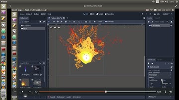 Smoke, fire, fluid simulations using particles with simplex, curl noise  - Godot 3.1 [ pull request]