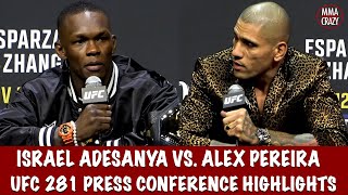 UFC 281: Israel Adesanya & Alex Pereira Press Conference Highlights