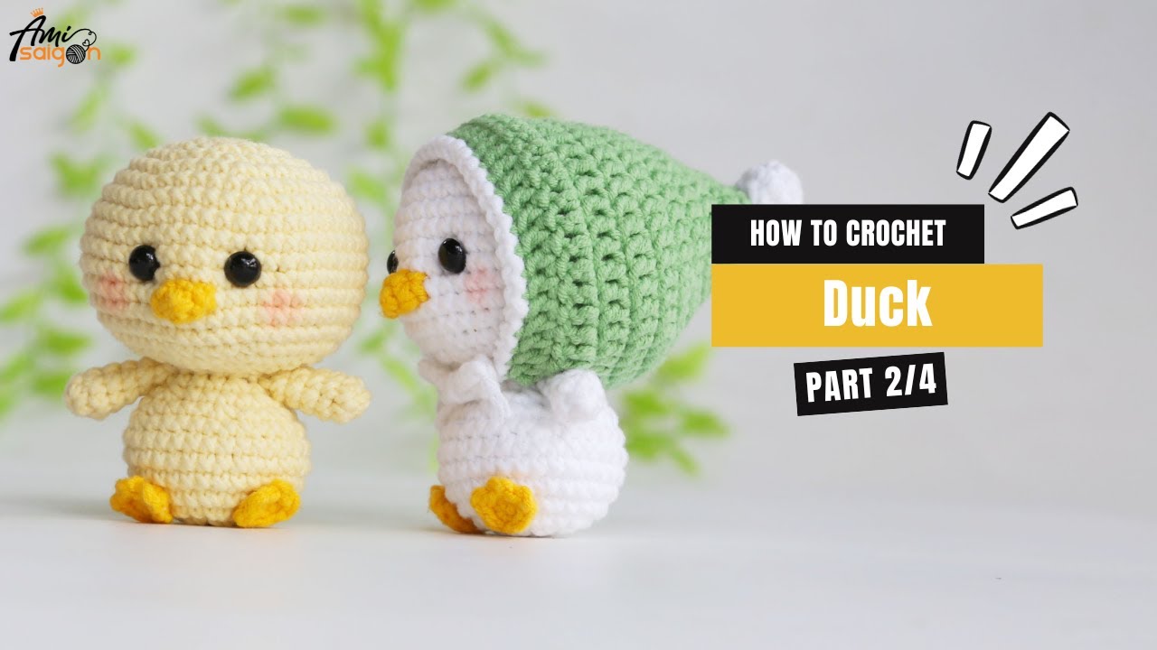 #591 | Duck Amigurumi (2/4) | How To Crochet Dolls Amigurumi | @AmiSaigon
