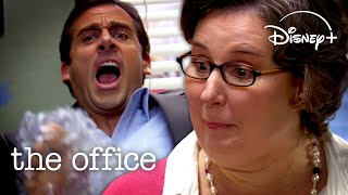 Michael Scott Grills His Foot | The Office | Disney+ UK