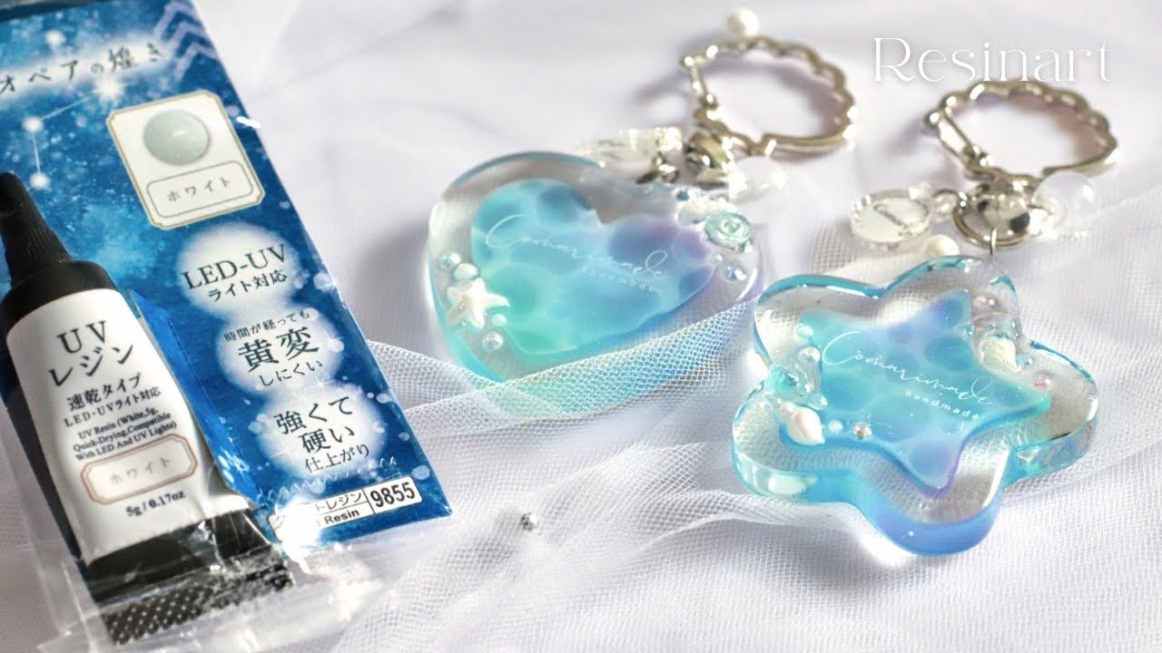レジン　ハンドメイド　471 Resin art Stream 471【Ocean shakers】 - YouTube