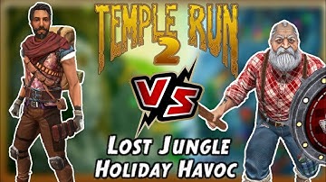 Rahi Raaja VS Sigur Frostbeard Lumberjack in Lost Jungle Temple Run 2