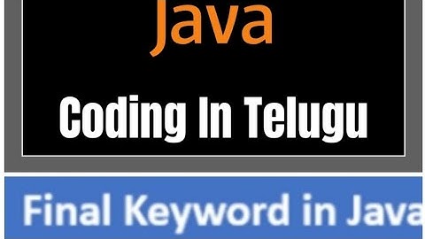 How to restrict to override parent class method in Java | Java in Telugu | Java Basics 61
