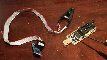 How to use a BIOS flasher w/ Test clip to flash BIOS and EEPROM chips in Linux & Windows