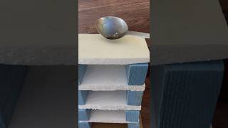 1000.C hot iron vs styrofoame asmar 🔥#shorts #viral #satisfying #experimnent