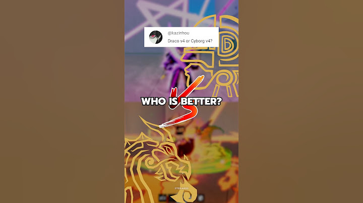 Cyborg V4 or Draco V4? 🤔 #bloxfruits
