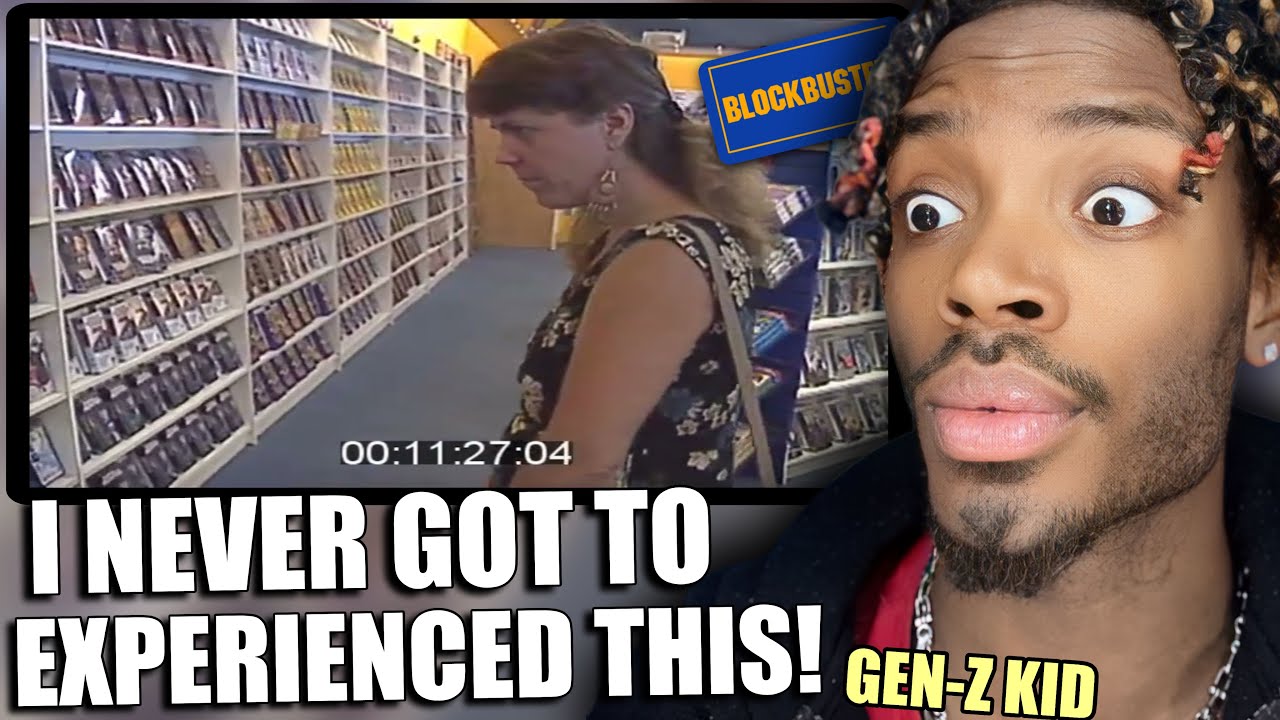 SHOCKED GEN Z FIRST TIME Discovering A Blockbuster Store! | 1993 VLOG FOOTAGE!