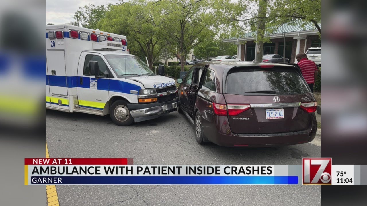 Wake County EMS ambulance involved in Garner crash; minor injuries ...