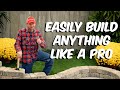 Build with Roman- How To Build Walls Like a PRO.  Freestanding Landscape Walls the Fast and Easy Way