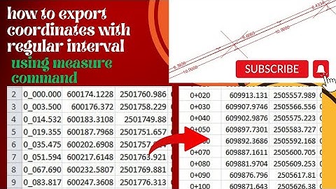 How to export coordinates with equal interval