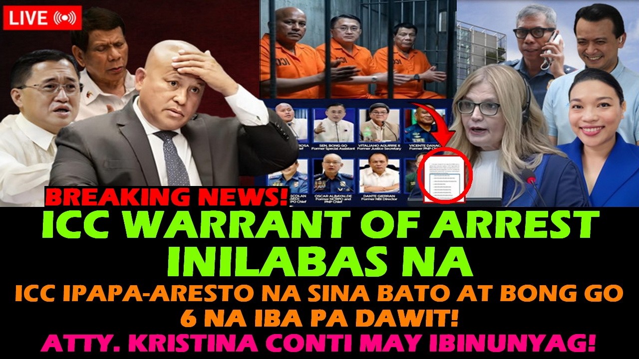 BATO DELA ROSA AT BONG GO BIGLAANG PAGLABAS NG ICC WARRANT OF ARREST‼️ATTY CONTI VP SARA TITO SOTTO