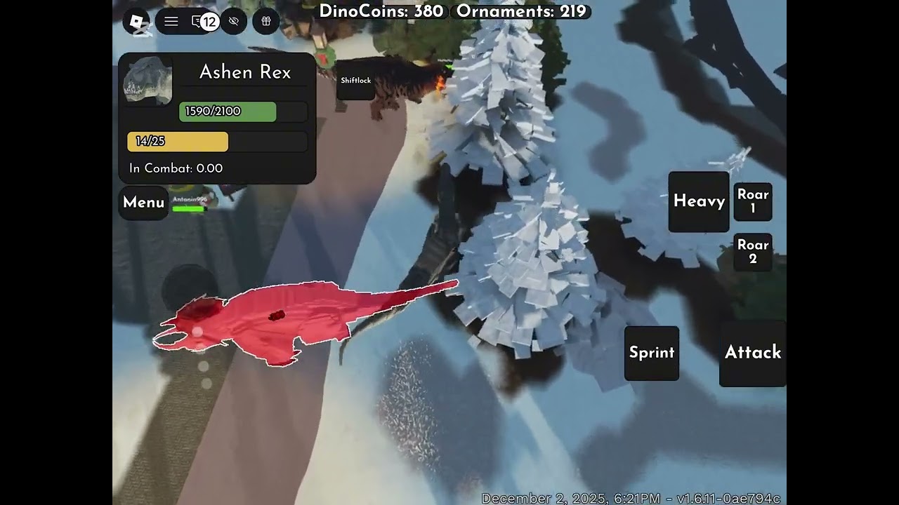 Playing Jurassic blocky again on roblox 