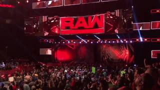 Monday Night Raw Live 7-10-17 Roman, Brock, \& Joe Segment Live
