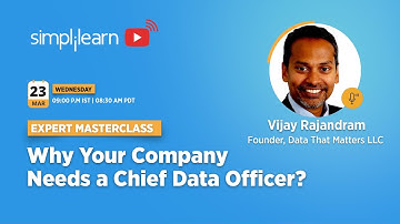 Why Your Company Needs A Chief Data Officer? | Build A Data Strategy For Your Company | Simplilearn