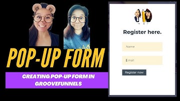 How to create a pop-up form in GrooveFunnels