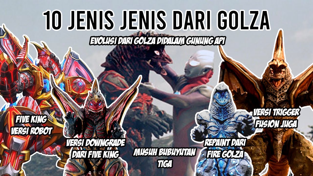 BERHIJAB NGAK TUH WKWK !! MUSUH BUBUYUTAN ULTRAMAN TIGA - Bahas Semua Jenis-Jenis Golza Indonesia