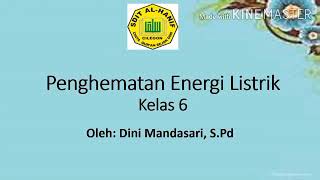 Berikut yang bukan merupakan tindakan untuk menghemat energi listrik adalah