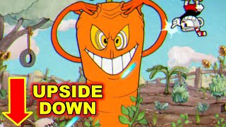 Cuphead + DLC - FIGHT ALL BOSSES UPSIDE DOWN