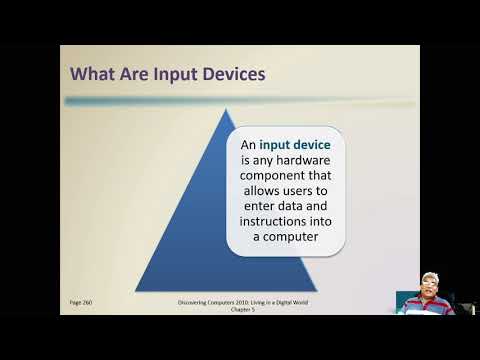 Chapter Input Discovering computers