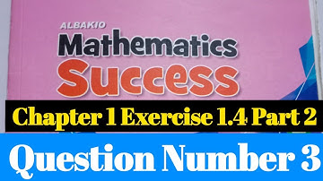 Chapter No 1 Exercise 1.4 Class 7th