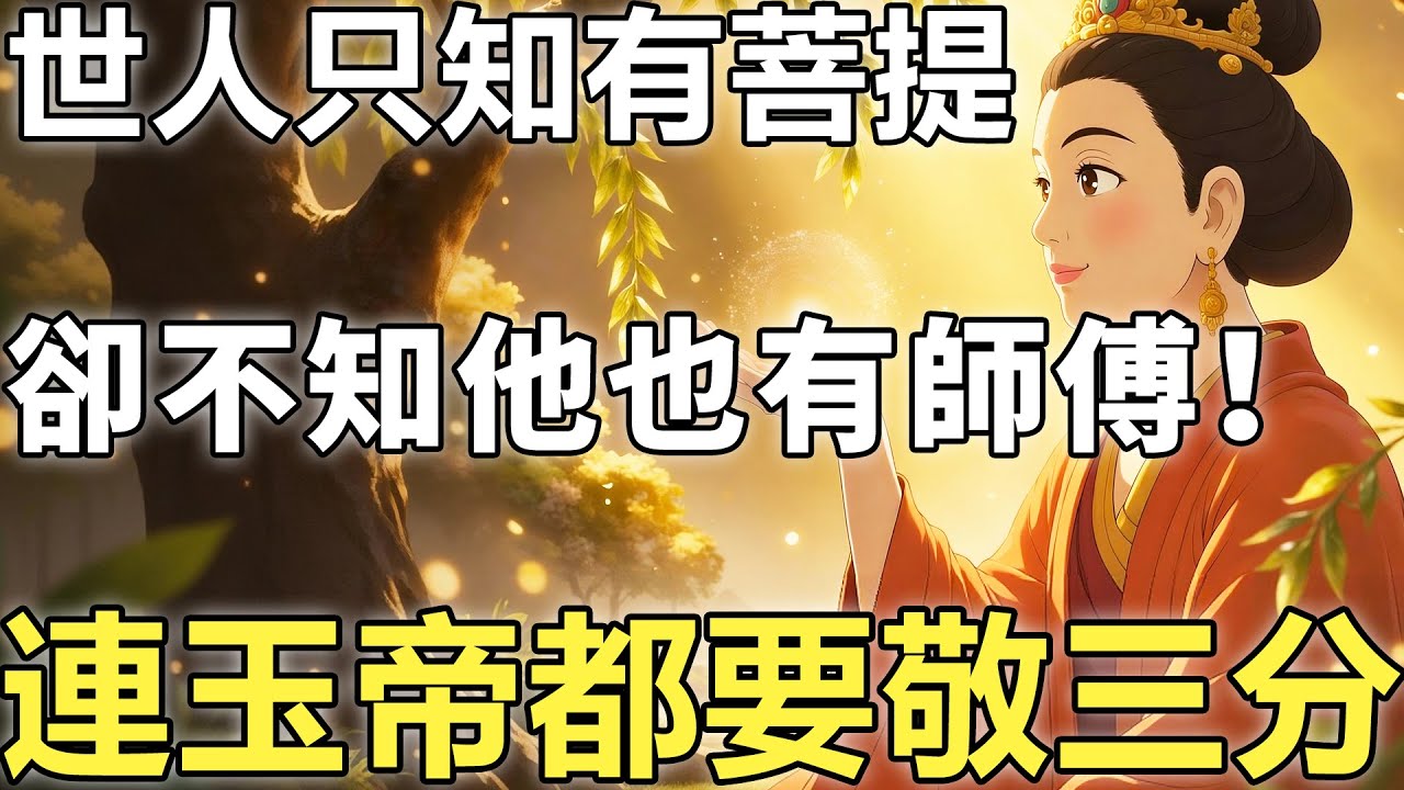 世人只知有菩提！卻不知道菩提師的師父究竟是誰？為何連玉帝都要敬他三分？【佛學|神話傳說|故事|濟公|彌勒】