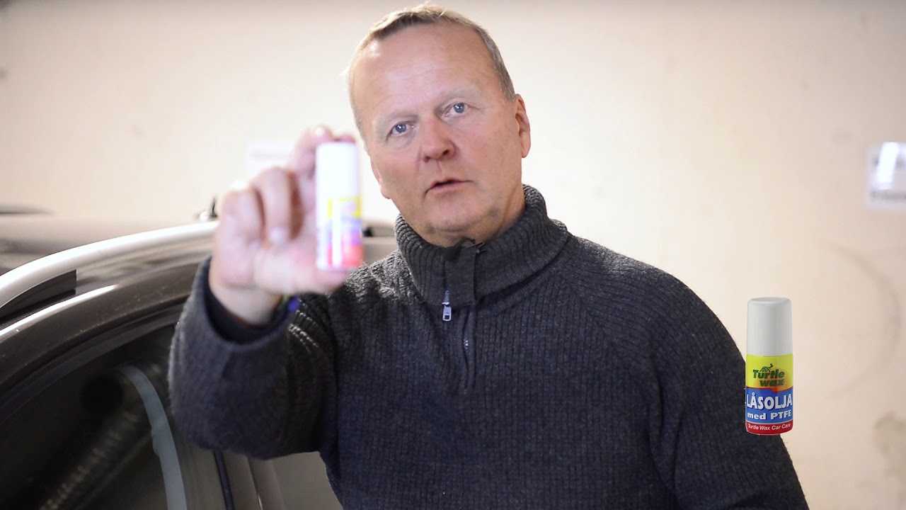 Smør alle låser med låsolje - YouTube