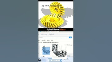 Spiral Bevel gear📌#gear #gears #spiralgear #automation #mechanical #mechanicalengineering #mechanism