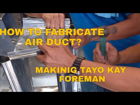 HOW TO FABRICATE AIR DUCT? | TUTORIAL VIDEO | Mechanical Engineering Philippines