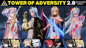 [NIEUWE 2.8 TOA] ZANI - CARTETHYIA - JINHSI - CARLOTTA | TOWER OF ADVERSITY SHOWCASE [WUTHERING W...