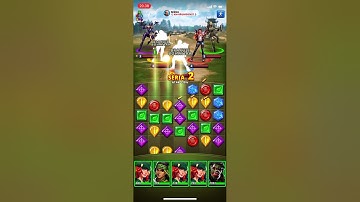 Raid with mono team 900p power difference and 3* heroes. Puzzle Combat.