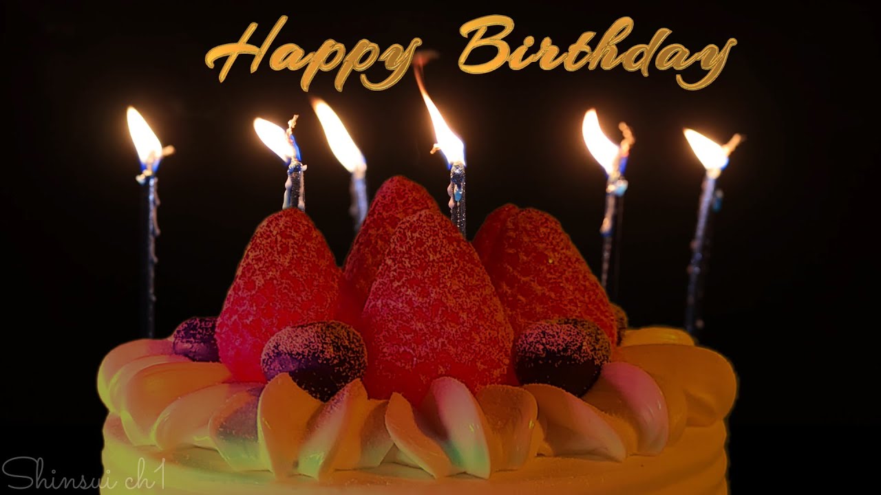 バースデー動画 ♥10♥ Happy Birthday Video card ♥お誕生日