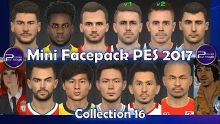 PES 2017 | NEW FACES COLLECTION 16 | Face Japanese Player | Hayley Williams | Jimi Hendrix | etc