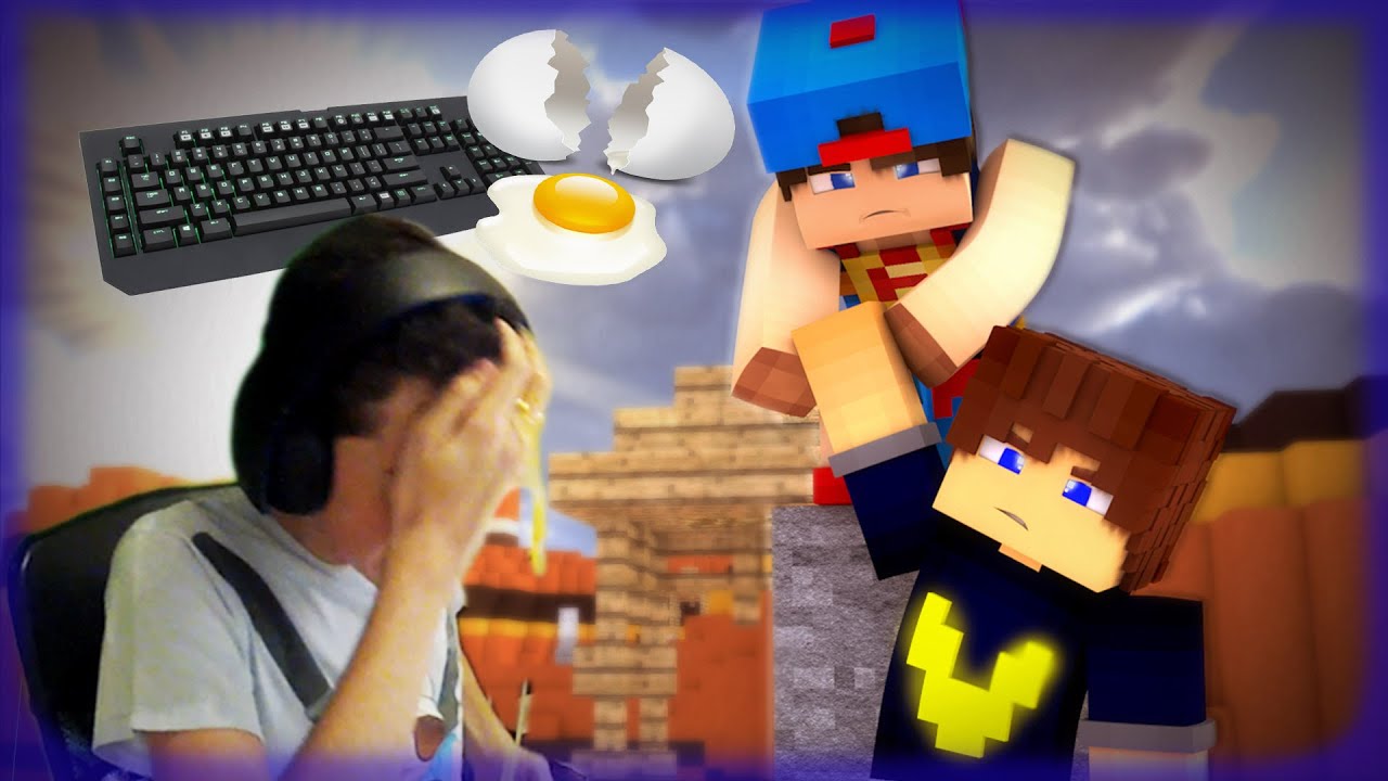 vlogs in spanish MINECRAFT: RAGEAGLE #7 // QUEBREI MEU TECLADO!!! (ft. VirosGamer)