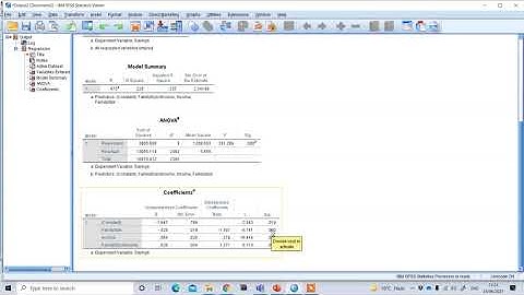 Including Moderation (interactions) in linear regression using SPSS