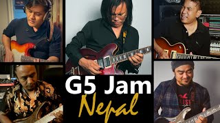 Video-Miniaturansicht von „G5 Jam Nepal  (Phiroj Shyangden , Praggya Lama  ,Manoj Kumar Kc , Sanjeev Baraili ,Gopal Rasaili)“