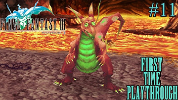 Molten Cave & Salamander Boss Battle | Final Fantasy 3 [PC] Walkthrough | 1st time Playthrough | #11