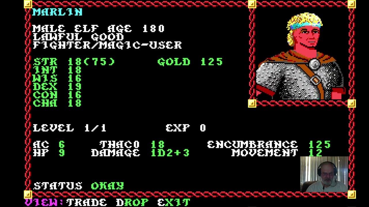 Pool of Radiance Character Creation, Combat, Spells and Shops Ep 1