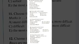 Adjective Test Izahı Ilışimtahanı