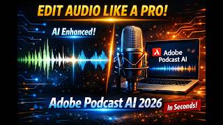 Adobe Podcast AI | Edit Audio Like a Pro in Seconds 2026 Tutorial
