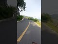 On a motorbike on the roads of Vietnam.