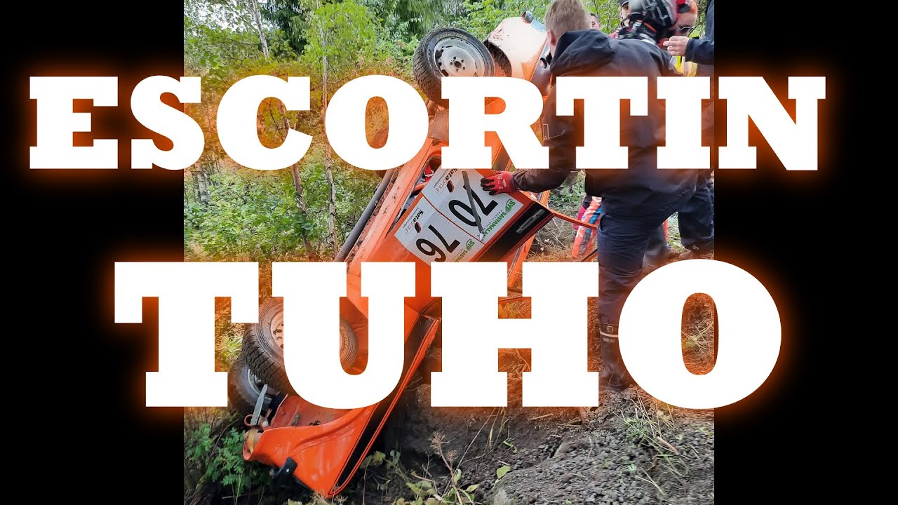 || Ford Escort brutal CRASH to Kaltsila ||