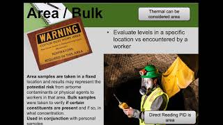 Sampling and Evaluation of Health Hazards Lec 2, sampling methods and basic TWA calculations