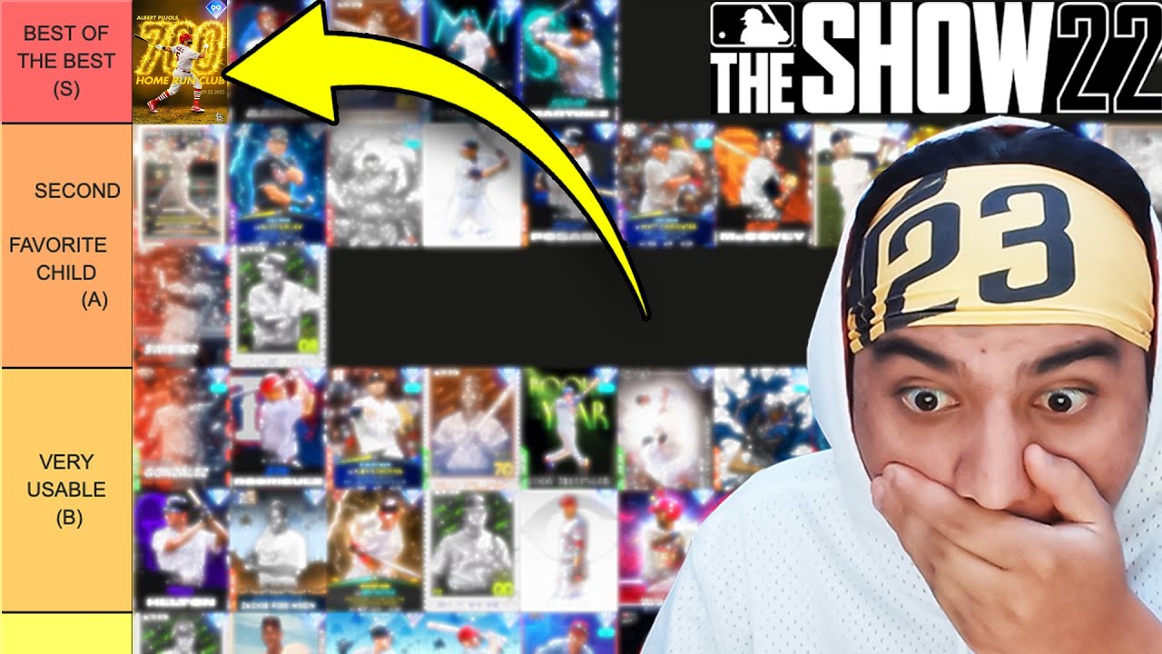 I RANKED THE BEST 1ST BASEMAN IN MLB THE SHOW 22!